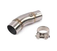 Di Collegamento Anteriore Moto Scarico Fir per Kawasaki per Ninja 400 EX400 Z400 2017-2023 Tubo di scarico per motocicletta, marmitta, tubo collegamento centrale con 51 mm(Type A)