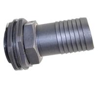 di collegamento di troppo pieno da 50 mm for serbatoi di stoccaggio dell'acqua con dado di bloccaggio e set di rondelle