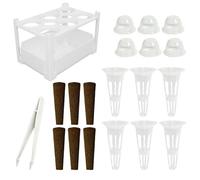 di coltivazione,Vasche multi-foro visibili e antiscivolo | Kit da giardinaggio per interni a crescita rapida | Irrigazione automatica di piante, fiori, verdure