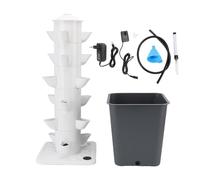 di Coltivazione Verticale, Torre 18 Fori con Serbatoio da 10L, Risparmio Spazio per Orto Domestico - Crescita Sana e Veloce, Perfetto per Balconi e