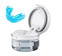 di contenimento - Conservazione degli apparecchi ortodontici, supporto ortodontico | Scatola portatile per protezione della bocca, materiale ABS bianco PP, organizer da viaggio, per la