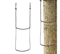 di corda - ad albero a due gradini per arrampicata, corda di salvataggio portatile di sicurezza da 150 cm, fibbie a catena regolabili | intrecciata a mano per fuga