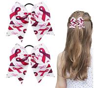 di coscienza del cancro al seno - 2 pezzi elastico rosa - rosa per sensibilizzare le donne adolescenti, ente ente di beneficenza pubblica per lambo