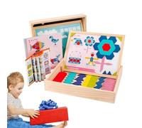 di costruzione di forme magnetiche | 210 pezzi gioco di memoria educativo magnetico multicolore - Forme geometriche | Per bambini in età materna,