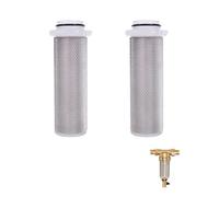 di depuratore del filtro dell'acqua dell'intero 59 Mescoli in acciaio inossidabile 40micron in ottone,Filtrazione Efficace(2 PCS Replacements)
