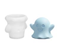 di di Halloween - a forma di fantasma, strumento di stampo in resina in silicone, fusione di profumata, resina di per aromaterapia, preparazione di in sapone fa