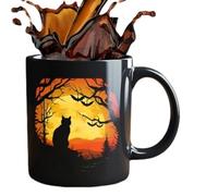 di di Halloween - da caffè per nero in ceramica, di faccia da vintage | Bevande gotiche decorative, di carina per tè, da scrivania da mutuo, cuc