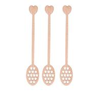 di di legno Dipper Modello di cuore cinese ciliegia in legno miscelazione di stoviglie da cucina agitazione set di 3 per lo sciroppo d'acero al che piove e mescola