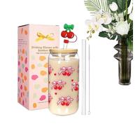 di di Natale con cannuccia - Bicchieri caldi e freddi con coperchio, per la stagione - per casa, scuola, viaggi, vacanze, campeggio, picnic, giardino, barbecue, pub, restaura