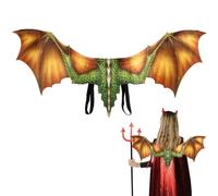 di drago per bambini, cosplay in tessuto non tessuto | Ali cosplay Halloween con bretelle elastiche per donne uomini bambini ragazze rinascimento carnevale adulti bambini