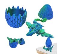 di drago stampato in, di drago con drago all"interno - Giocattoli articolati del drago Fidget,Figure da collezione per bambini, Giocattoli da scrivania, decorazione domestica.