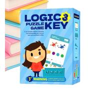 di e puzzle con chiavi, giocattolo educativo con puzzle | Gioco di abbinamento e corrispondenza per bambini, in età prescolare, educazione domestica, sviluppo cerebrale