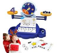 di equilibrio matematico per Les, Astronaut Math Balance Toys - Giochi di equilibrio digitale | Aggiunta e Assistenza all'insegnamento della sottrazione, attività di conteggio prescolare per Le
