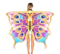 di farfalla per le donne, di farfalla per ragazze - Costume da danza del ventre con colorate,Mantello di di danza del ventre, costume di per performance