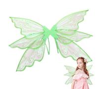 di fata brillanti: accessorio per costume scintillante, ideale per cosplay e feste | di fate leggere e confortevoli, costruzione durevole, vestibilità regolabile per tutte le età, ideale per