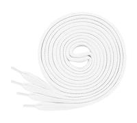 Di Ficchiano 2 paia di lacci piatti bianchi per sneaker e scarpe sportive I lacci elastici I lacci bianchi - 12 mm di larghezza - Colore: bianco - lunghezza 180 cm