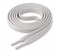 Di Ficchiano, lacci piatti resistenti agli strappi, ø 5 mm, in fine cotone/cerati | Shoelaces per scarpe sportive, scarpe in pelle, sneaker e altro ancora | Lunghezze 70-140 cm, beige chiaro, 100