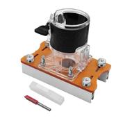 di fissaggio invisibile, per scanalatura per macchina da taglio, di fissaggio invisibile 2 in 1, base per router per lavorazione del legno