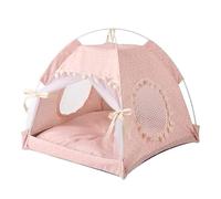 di gatto - Cat Bed Cave | da compagnia | Letto a baldacchino per animali da compagnia in stile principessa per gatti e cani di piccola taglia | Kennel addormentato in tessuto traspirante |