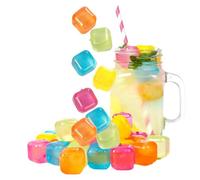 Di Ghiaccio - Pietre Refrigeranti Per Whisky, Di Ghiaccio Non Diluiti, Forniture Quadrate Riutilizzabili Per Feste | Cubo Per Bevande Estive Non Diluenti Per Whisky, Caffè, Birra, Vodk