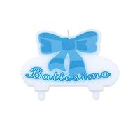 Di&Gi Candelina per Torta Sagomata Battesimo Celeste Cm. 13x8