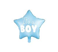 Palloncino a Forma di Stella It's a Boy Baby Shower Blu