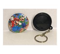 Di&Gi Portachiavi Button Cm. 4,4 - Super Mario Family