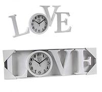 Di&Gi Scritta Love H. Cm. 23 Componibile Con Orologio Da Parete