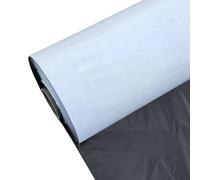 DI GIULIO SRL Telo Film Pacciamatura Bianco/Nero Larg. 1m Varie Misure Antierbacce Forzante della Maturazione (1m x 200m)