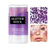di Glitter per il Corpo Per Viso E Luccicante | Scintillante Delicato Sulla Pelle Versatile Per Scuola Palcoscenico Feste Viola