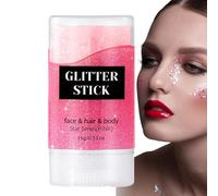 di Glitter per il Corpo | Stick Iridescente Per Capelli E Corpo Trucco Per Festival E Eventi | Accessori per Trucco Cosmetico con Scintillio e Effetto Brillante Amico della Pelle per Feste Scuola e