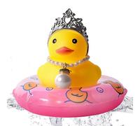 di Gomma per il cruscotto in auto: Ornamenti e per auto Funny | Fornito con Mini Anello da nuoto, Cappello da sole, Occhiali da sole e Collana come decorazione