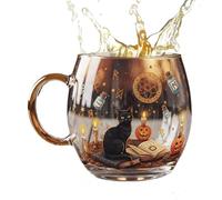 Di Halloween: Materiale Di Con Un Disegno Dipinto E Raccapricciante, Di Caffè Resistente Ad Alto Livello | Drinkware Versatile Per Il Bar Di Cucina A Casa Luogo Di Lavoro