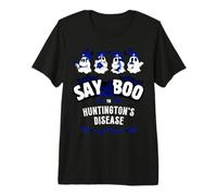 Dì Halloween sulla consapevolezza della malattia di Boo Huntington Maglietta Premium