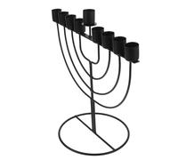 di Hanukkah: classico portacandele a 9 rami - centrotavola decorativo