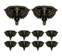 di hardware per armadietti, maniglie da cucina per armadi, 10 pezzi maniglia per armadio cassetti animali maniglie, per mobili di ricambio Gang di vanità a un foro per co