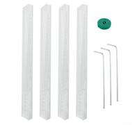di in Plastica per Piante Rampicanti 4 di in Plastica per | Design per semi-cilindrico, aderenza superiore radici aeree, crescita verticale ottimale, plastica resistente