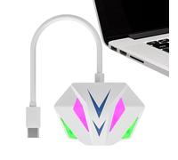 di - Interruttore di, Way Hub | Gigabit Wired Network Adapter Adapter Alluminium, cablato compatibile Thunderb