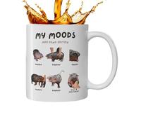 Di Ippopotamus - Di Tè Al Latte Caffè, Bevande Ceramiche Di Animali Gravi | Funny Amante 'ippopotamo Bevanda Cartone Animato, Regalo Da 12 Once Per Gli Amici Adolescenti Colleghi