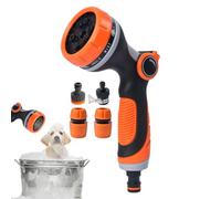 di irrigazione ad alta pressione per tubo da giardino, testa per lavaggio auto pressione, multiuso antiruggine doccia animali terrazze prati vialetti cortile