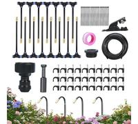 di Irrigazione da Giardino | Dispositivi Sprinkler Nebulizzatori - Regolabile 360 Gradi Kit Irrigatori Automatici Per Piante Da Esterno Aiuole Alberi Terrazzo Piante Da Interno