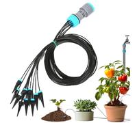 di Irrigazione per Giardino - Dispositivi Automatici a Connessione Rapida | Kit per di Irrigazione Automatica da Giardino - Per Esterno Cortile Patio Paesaggio Piante Fiori Giardinaggio Coltivazione