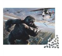 di King Kong Jigsaw Puzzle Impossible 500 Pezzi Decorazione Per La Casa. Giochi Rilassamento E Intelligence Per Adulti E Ragazzi Da 14 Anni 500pcs (52x38cm)