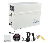 di Kit Generatore di Doccia a Vapore, Generatore di Vapore 3KW Doccia a Vapore Decalcificazione Automatica SPA Generatore di Bagno Turco Accessorio per Bagno Turco 220-240V