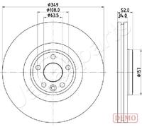 DI-L17C Disco freno Japanparts