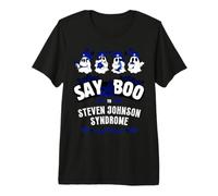 Dì la consapevolezza della sindrome di Boo Steven Johnson Halloween Maglietta Premium