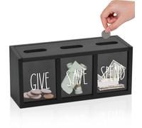 Di Legno Danno Save Spend Soldi Salvadanaio per Bambini Controsoffitto