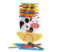 Di Legno Per Bambini - Giochi Educativi In Legno Con Animali Divertenti E | Set per Costruzioni con Forme di Animali | Per Attività Creative Asilo Scuola Materna Elementare Festività E Libero