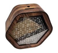 Di Legno Soldi Scatola Soldi Risparmio Custodia Tavolo Ornamento Regali 1 Pezzi