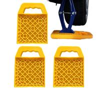 di livellamento per - Set di 4 di livellamento antiscivolo, stabilizzatori in PVC per viaggi su strada, parcheggio custodito | Ideale per la manutenzione della spiaggia, del pic